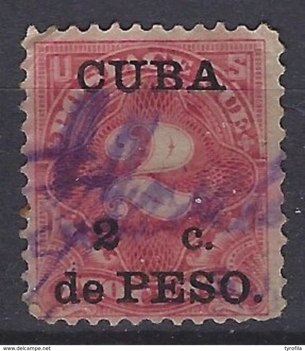 Amerika   CUBA   Y/T   Taxe   2    (O) - Used Stamps