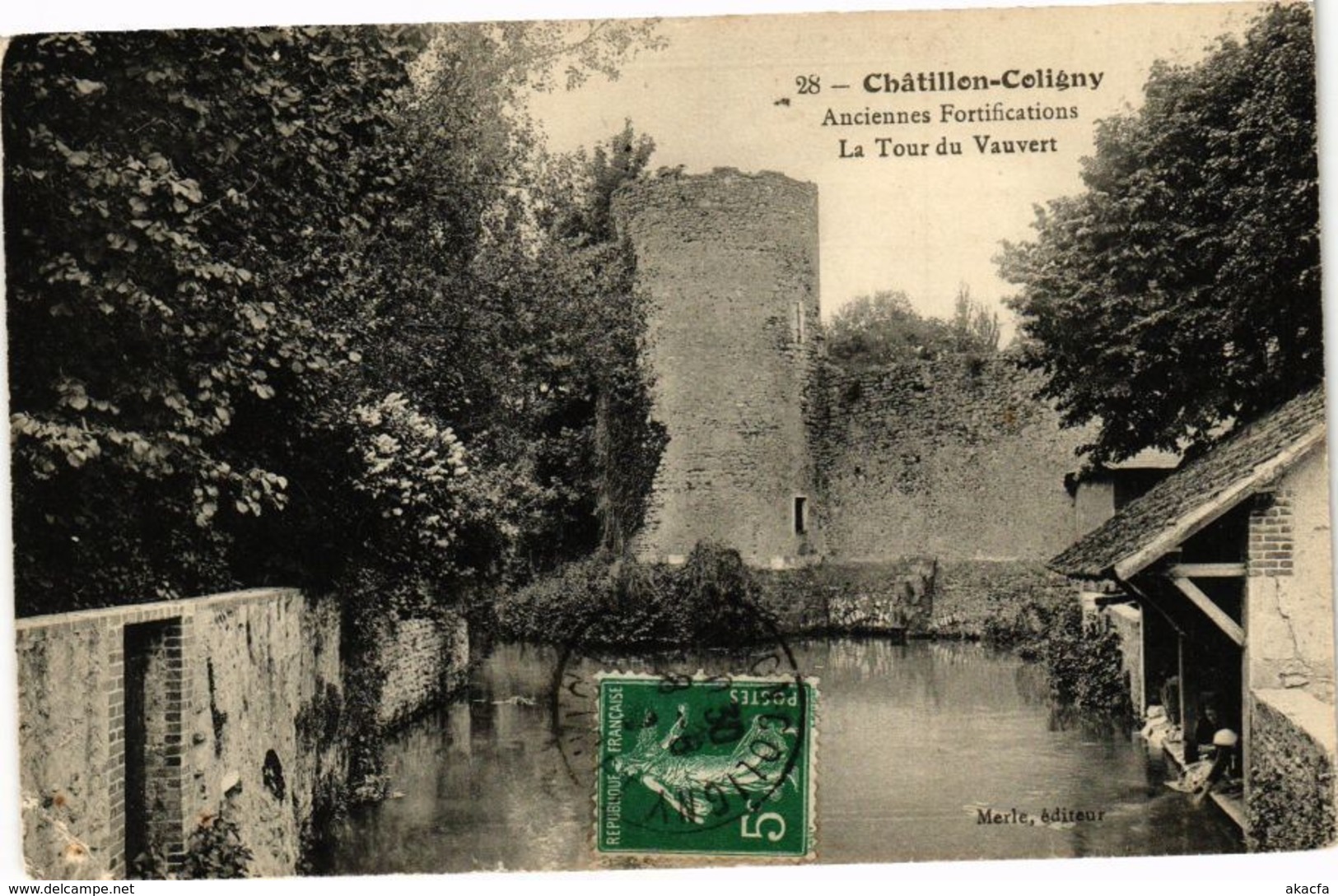 CPA CHATILLON-COLIGNY-Anciennes Fortifications-La Tour Du Vauvert (264574) - Chatillon Coligny