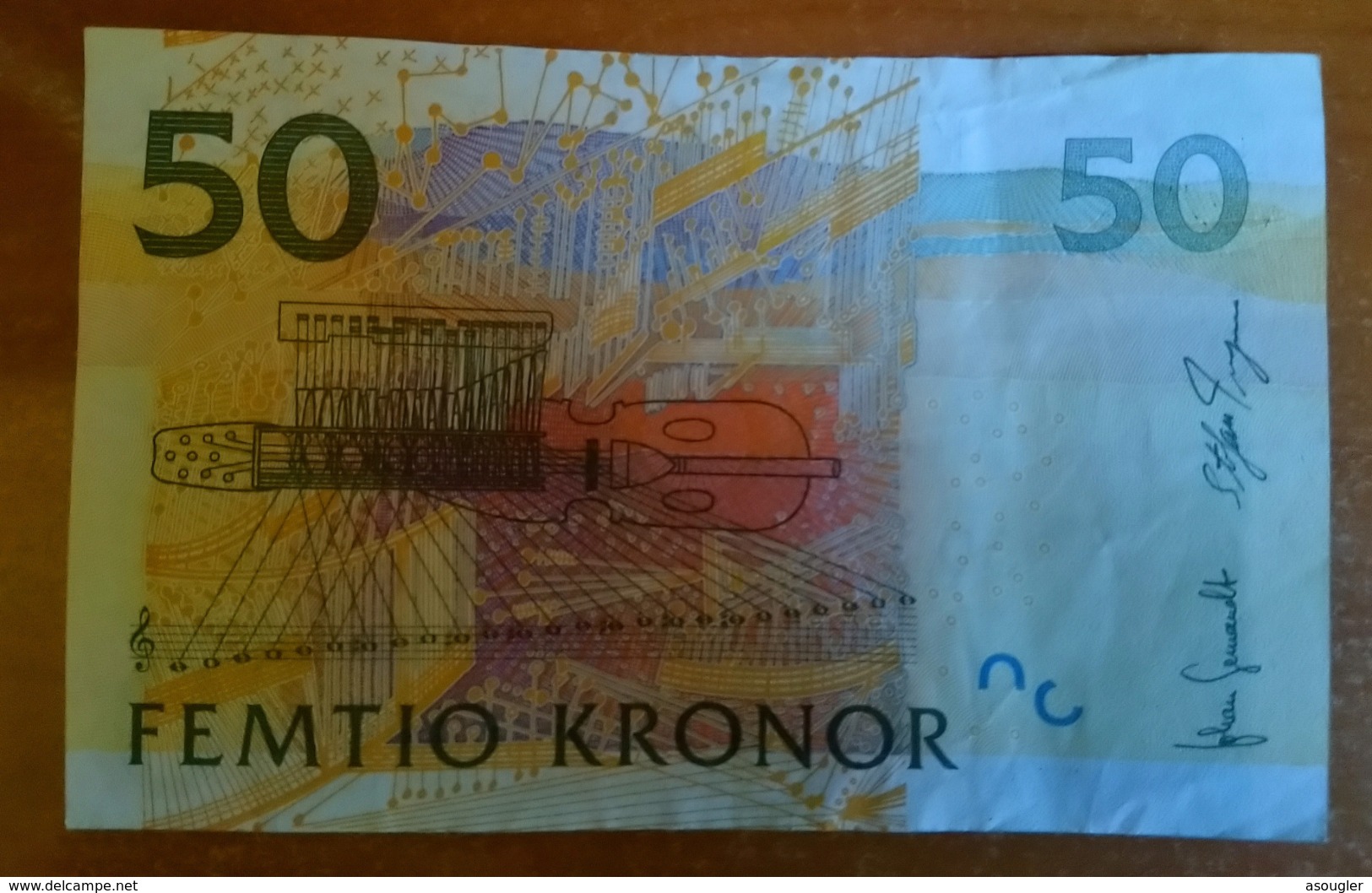 Sweden 50 Kronor 2008 P-64b VF "free Shipping Via Registered Air Mail" - Sweden