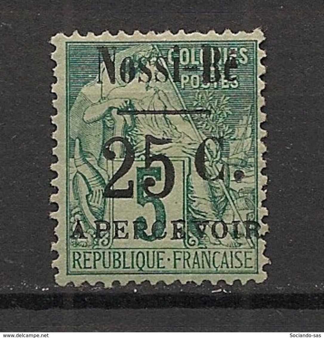 Nossi-Bé - 1891 - Taxe TT N° Yv. 14 - 25c Sur 5c Vert - Neuf * / MH VF - Neufs