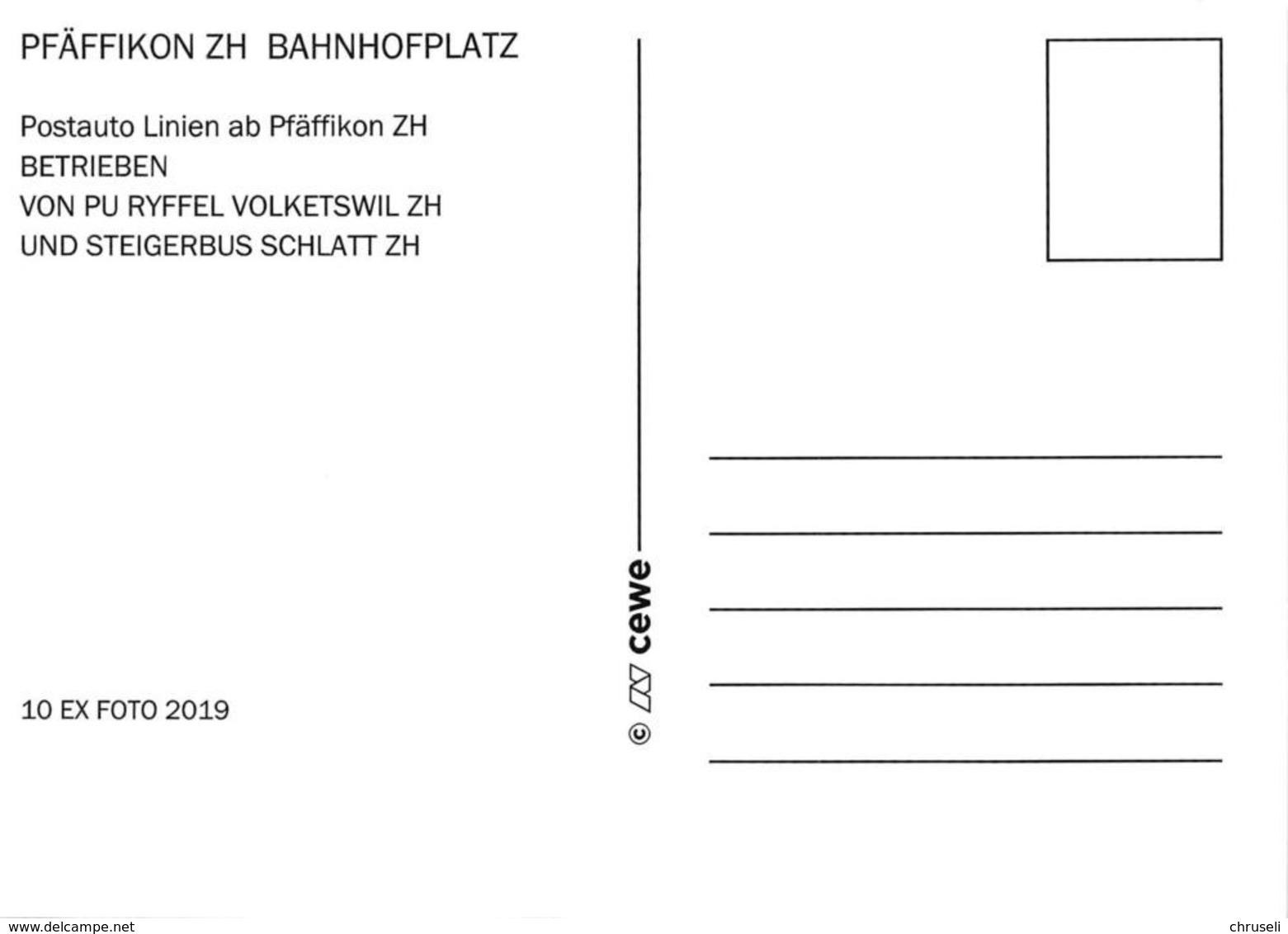 Pfäffikon  Postauto   Limitierte Auflage! - Pfäffikon