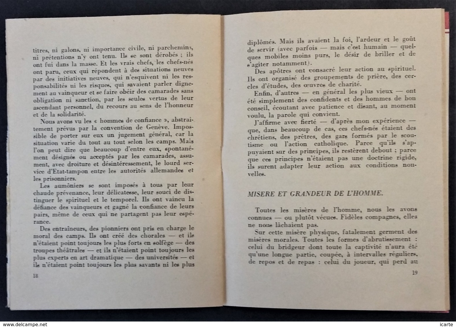 Brochure 32 P AUMONERIE DES PRISONNIERS DE GUERRE POUR COMPRENDE LES PRISONNIERS . Ecrit Par Un PG Du STALAG XIII B - 1939-45
