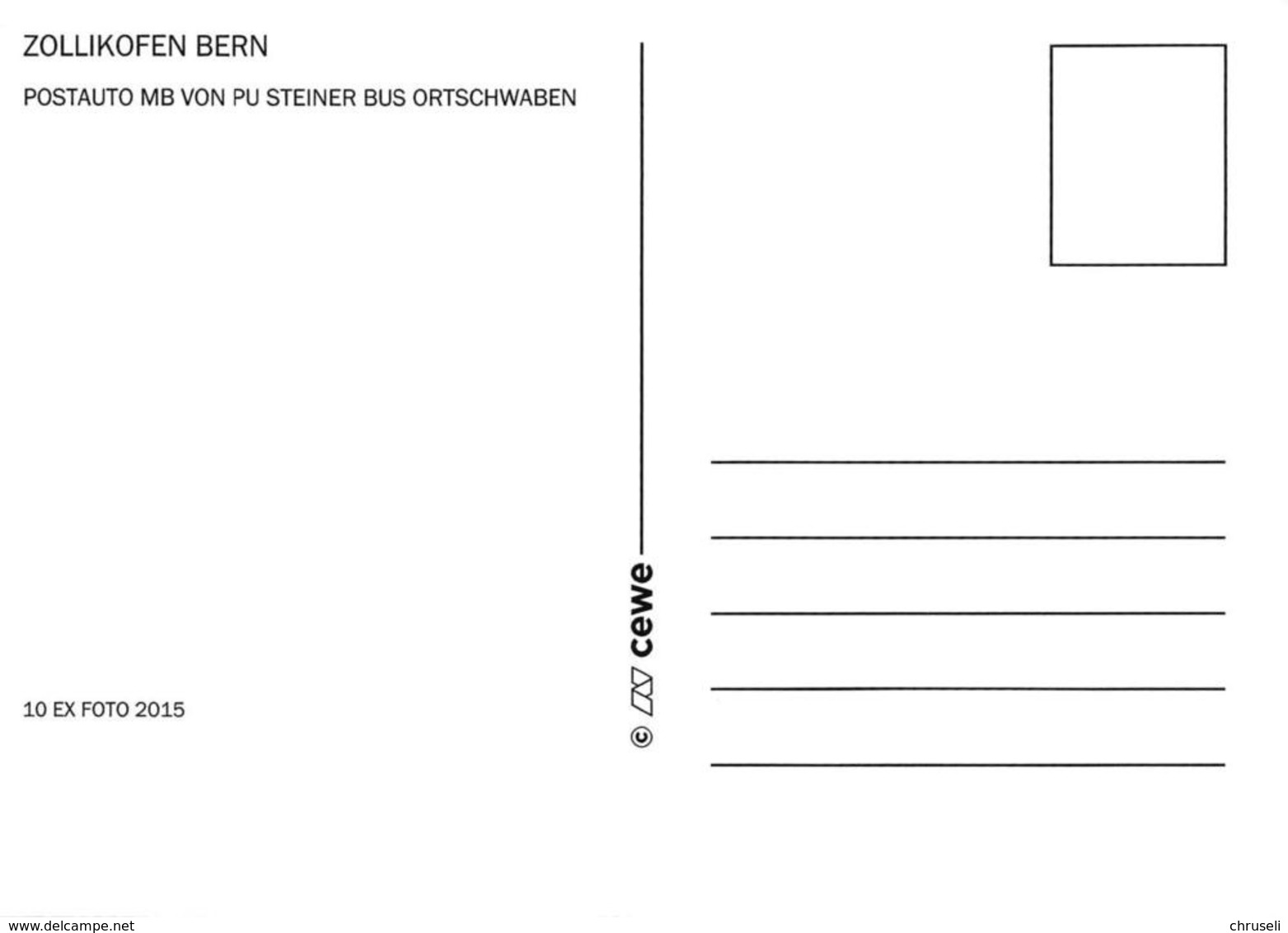 Zollikofen  3 Bild  Postauto   Limitierte Auflage! - Zollikofen