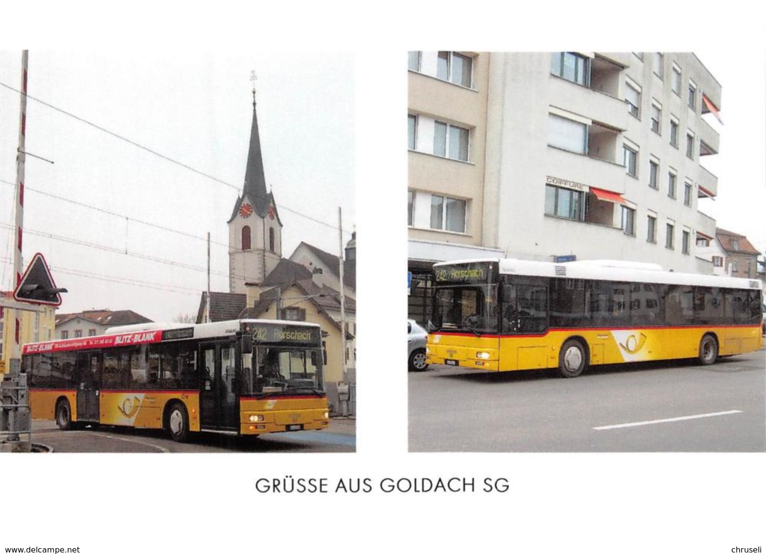 Goldach 2 Bild    Postauto   Limitierte Auflage! - Goldach