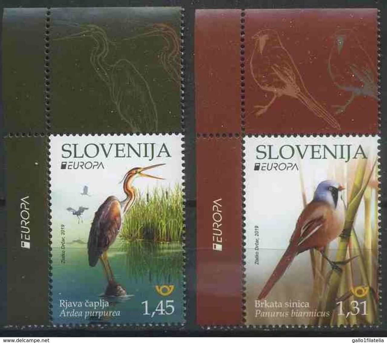 2019 - SLOVENIA / SLOVENJA - EUROPA  CEPT - UCCELLI / BIRDS. MNH. - 2019