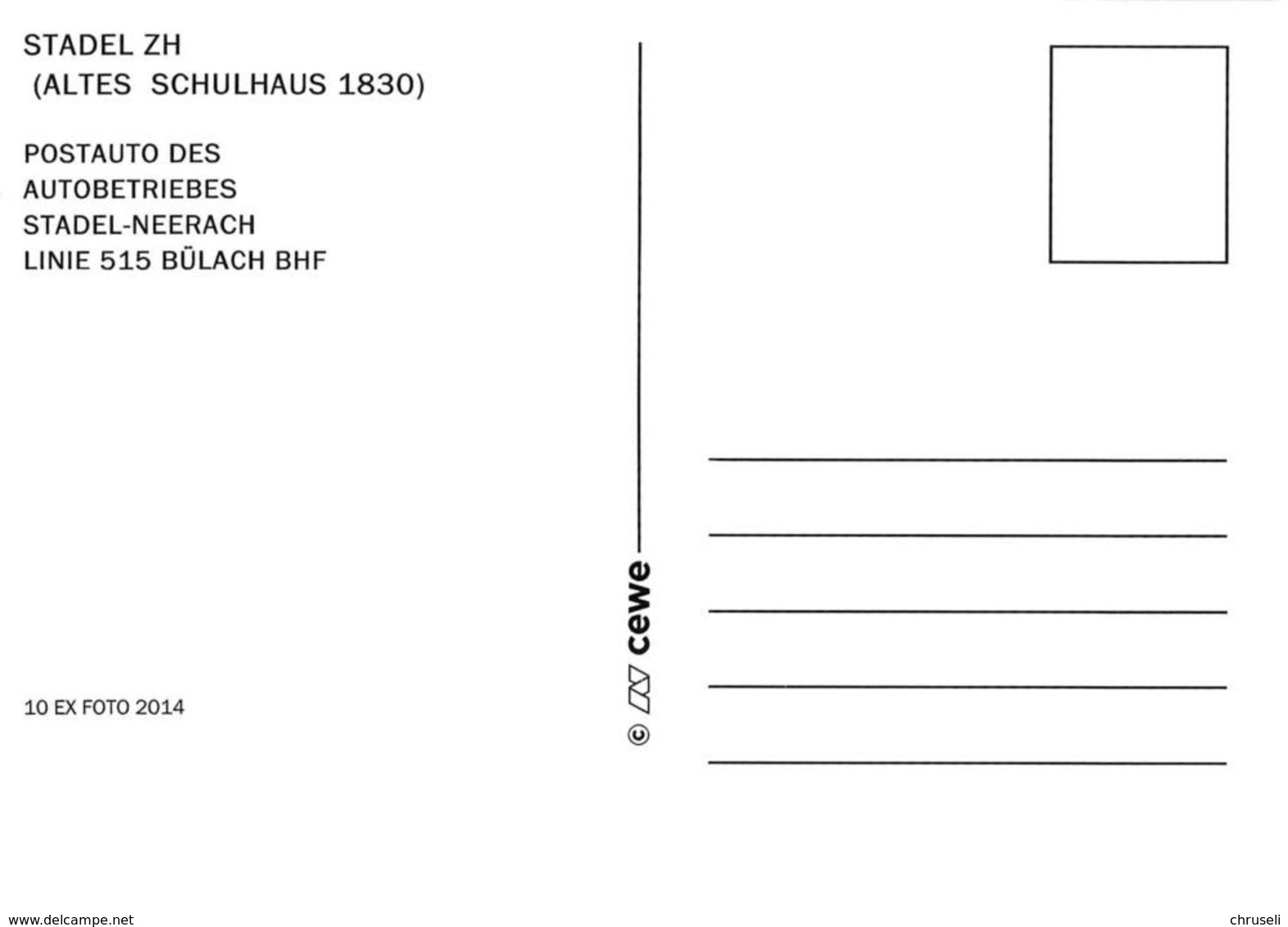 Stadel   Postauto   Limitierte Auflage! - Other & Unclassified