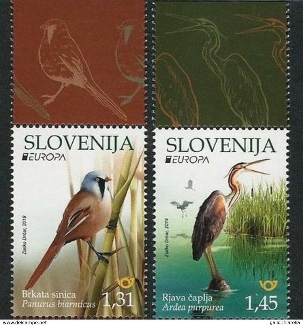 2019 - SLOVENIA / SLOVENJA - EUROPA  CEPT - UCCELLI / BIRDS. MNH. - 2019