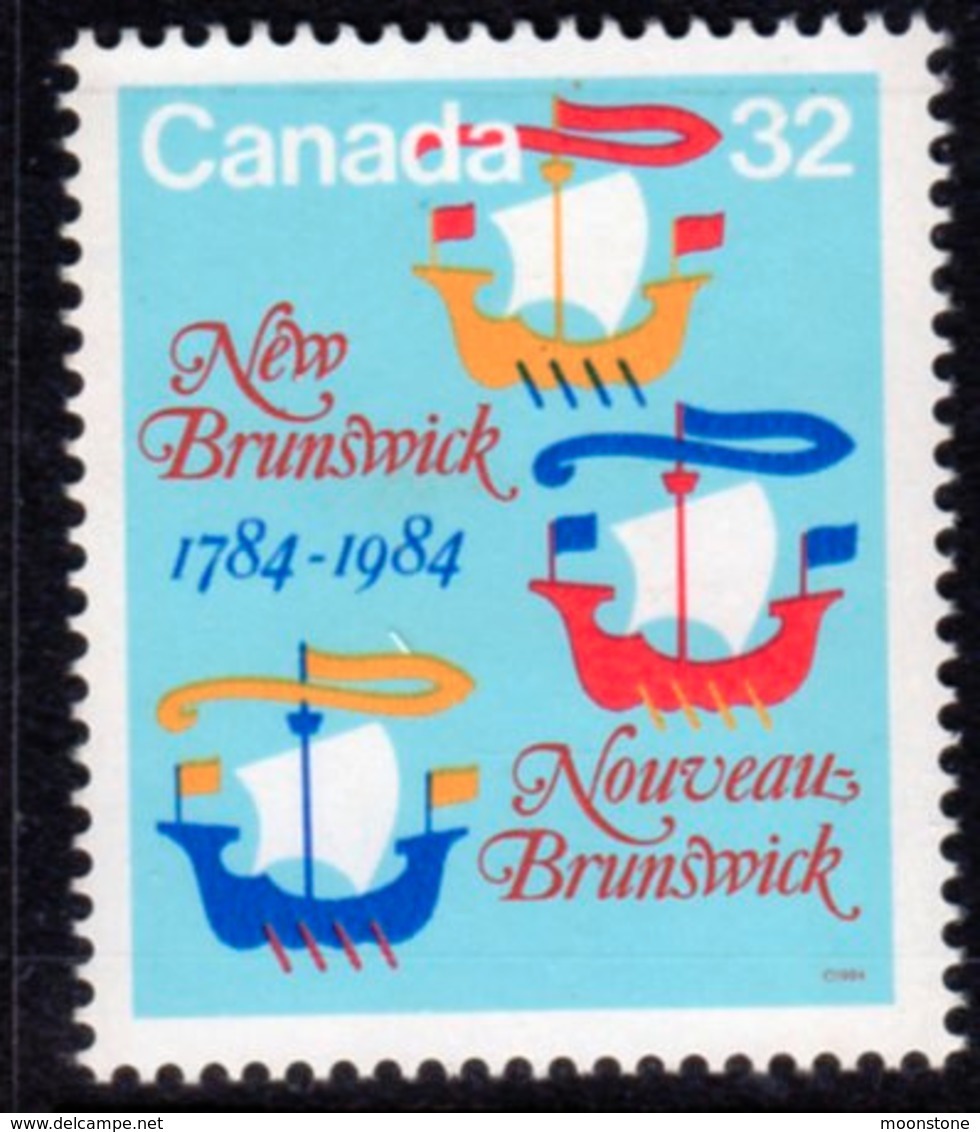 Canada 1984 Bicentenary Of New Brunswick, MNH, SG 1121 - Unused Stamps