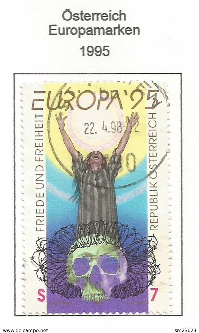 Österreich 1995  Mi.Nr. 2157 , EUROPA CEPT - Frieden Und Freiheit - Gestempelt / Fine Used / (o) - 1995