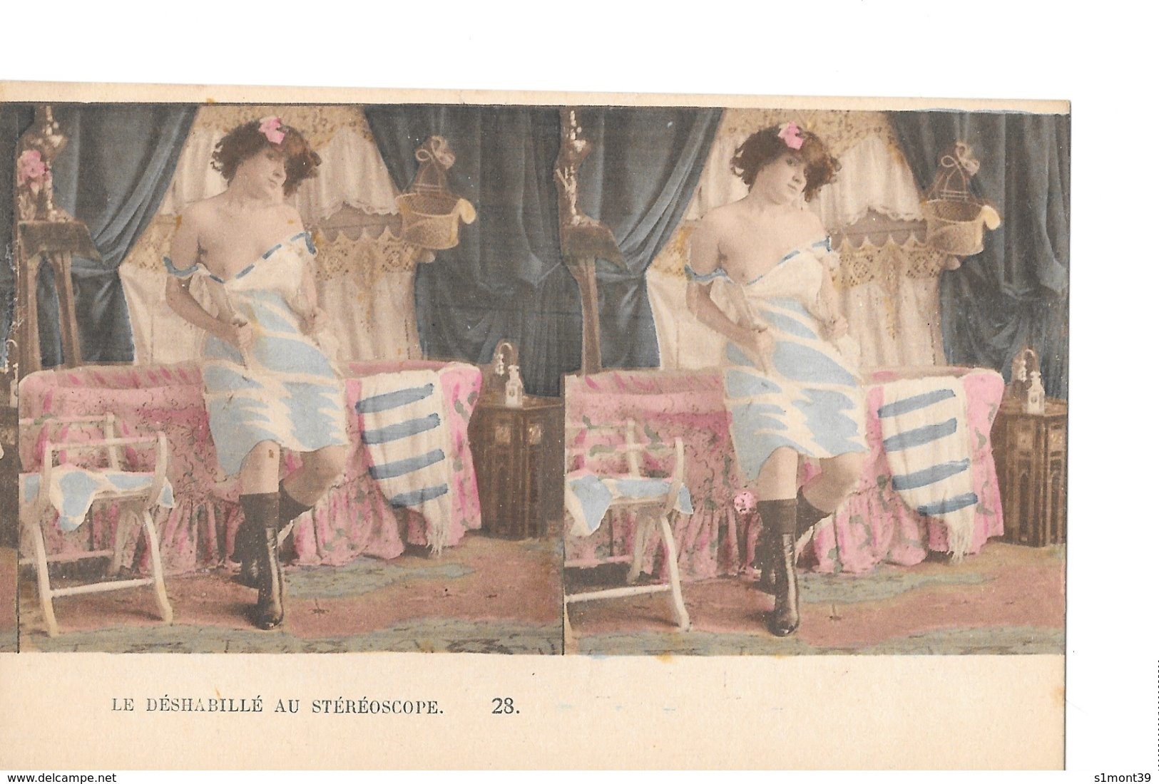 LE DESHABILLE AU STEREOSCOPE - Fotos Estereoscópicas