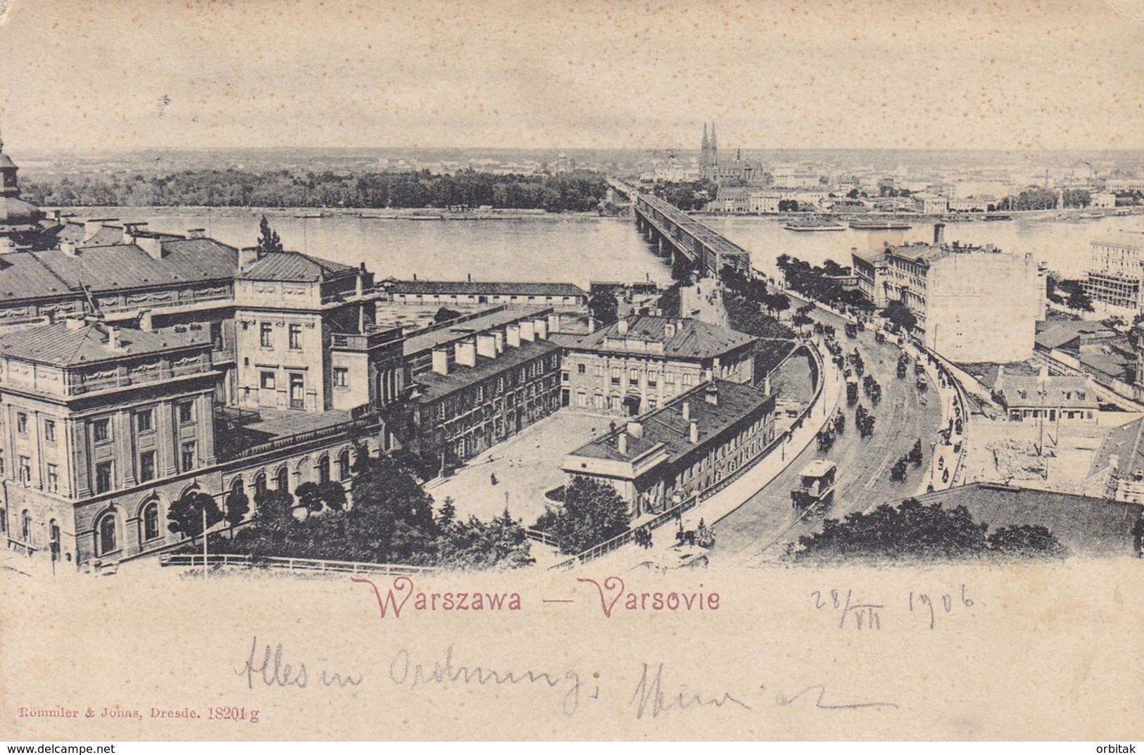 Warszawa (Warschau) * Blick Auf Teil Der Stadt * Polen * AK709 - Pologne