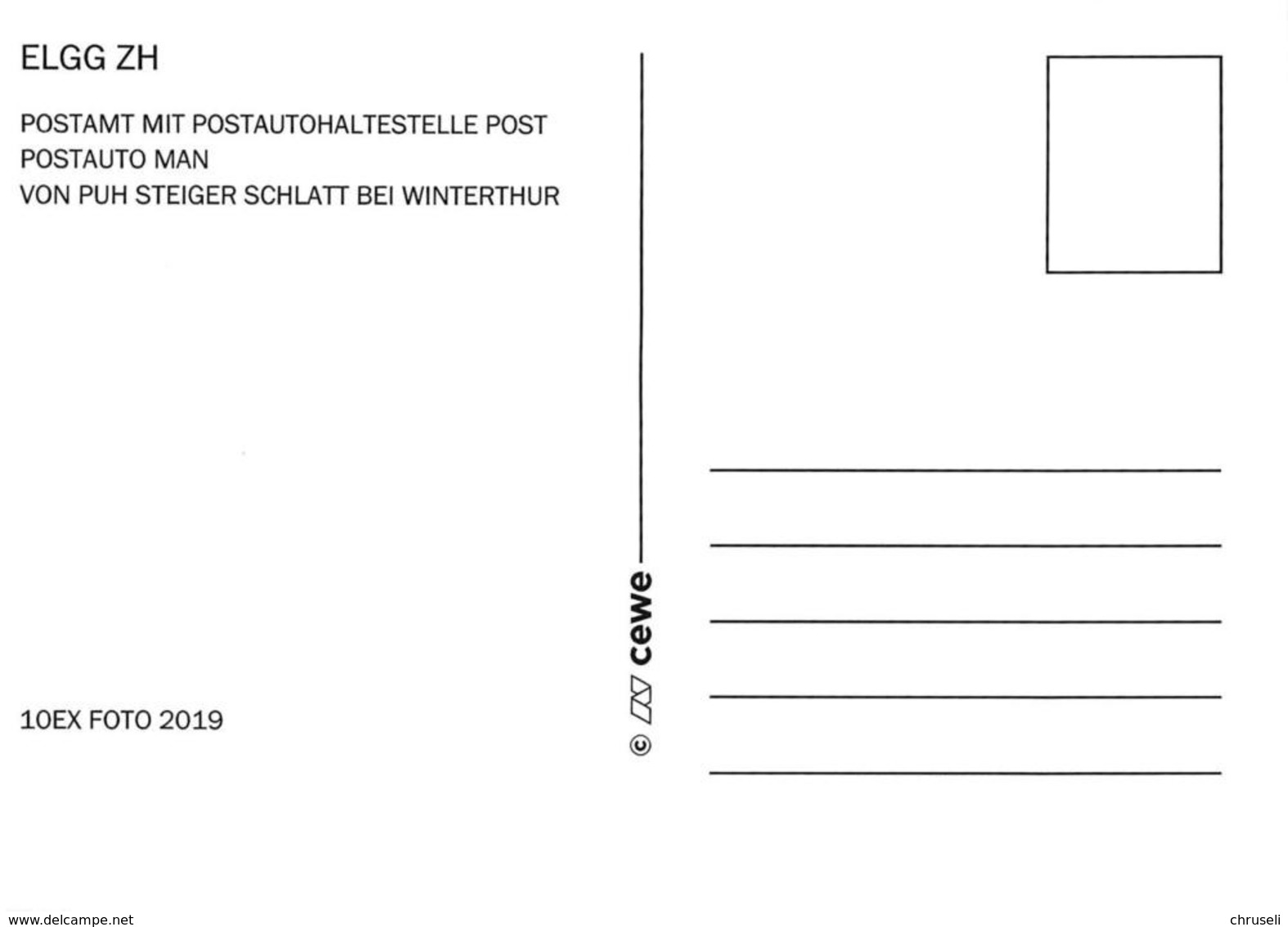 Elgg    Postauto   Limitierte Auflage! - Elgg