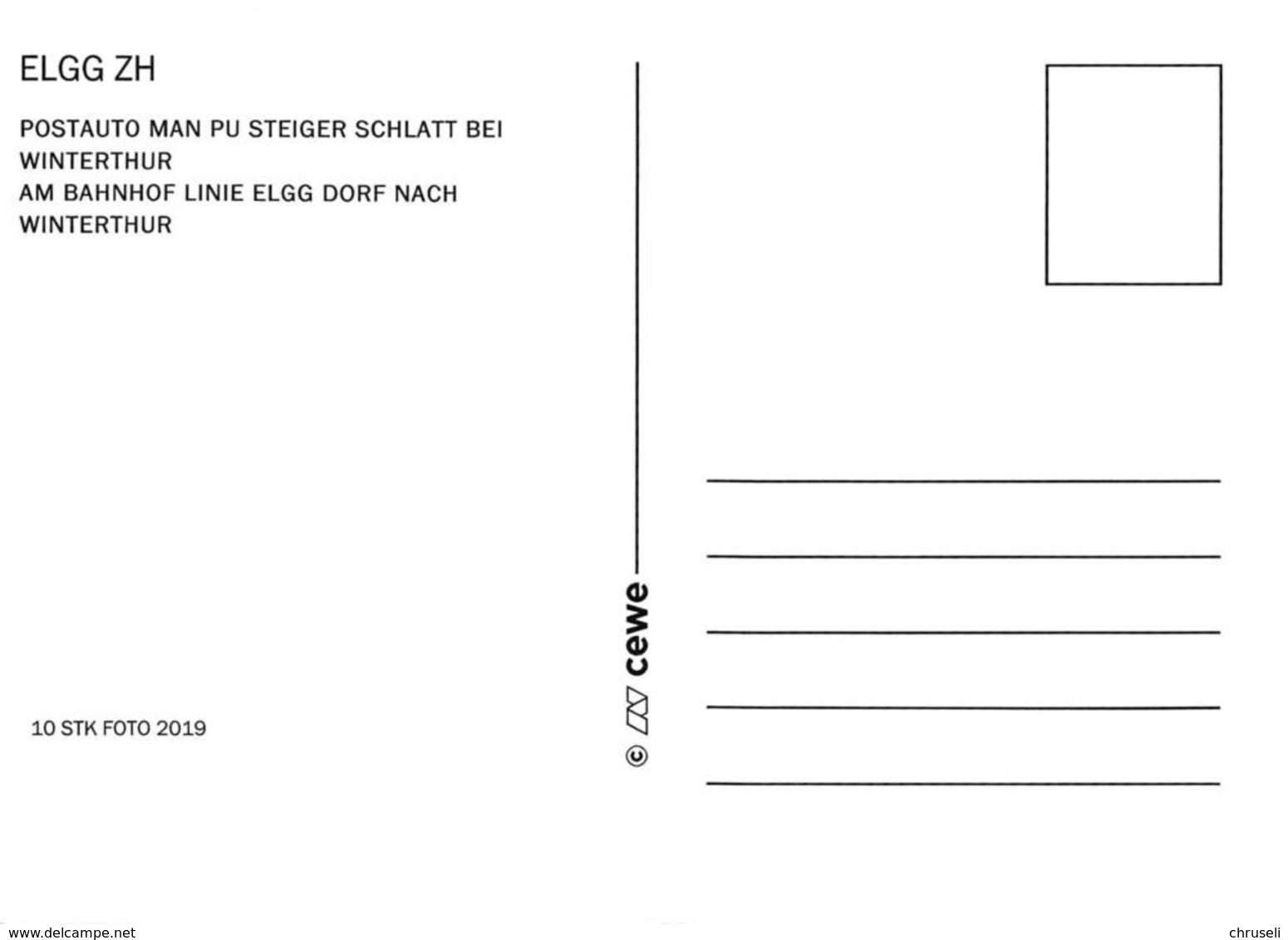 Elgg    Postauto   Limitierte Auflage! - Elgg