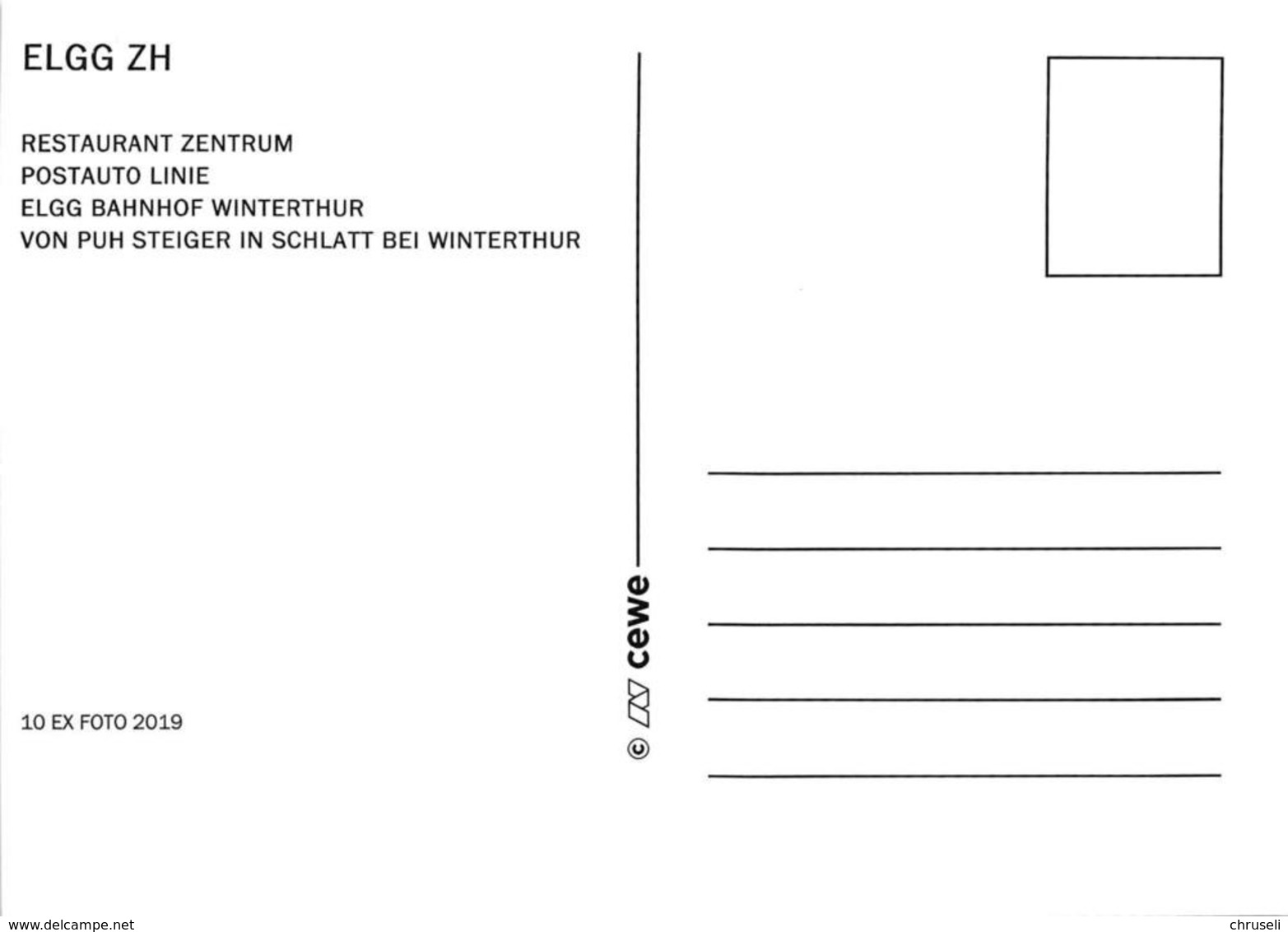 Elgg   Postauto   Limitierte Auflage! - Elgg