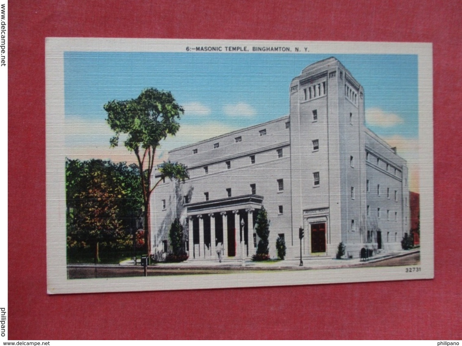 Masonic Temple  Binghamton - New York >  Ref   3605 - Other & Unclassified