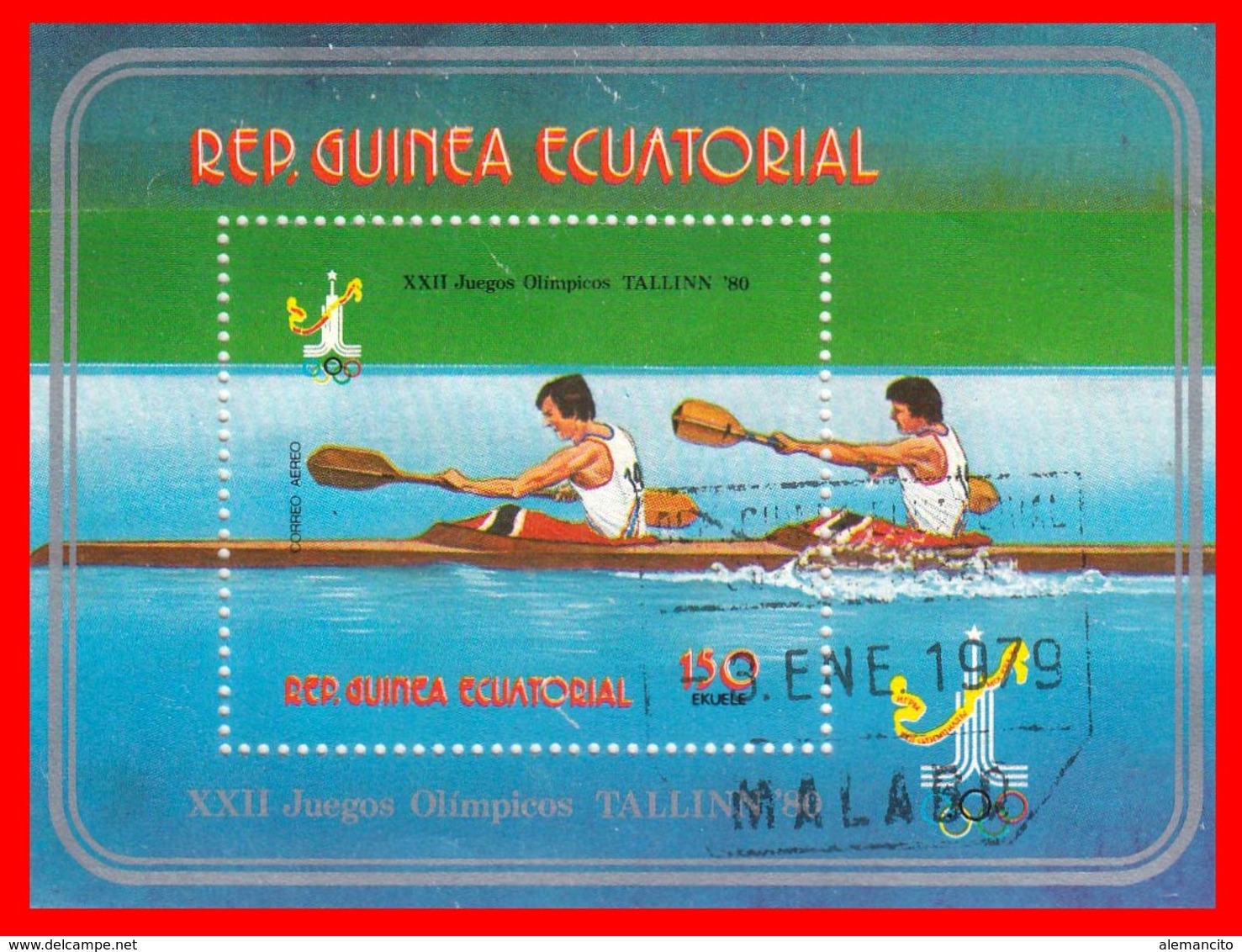 GUINEA ECUATORIAL - 1980 - TALLIN  – TEMATICA  OLIMPIADAS - Guinea Ecuatorial