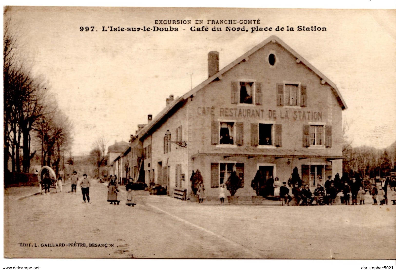 Isle Sur Le Doubs - Café Du Nord, Place De La Station - Isle Sur Le Doubs