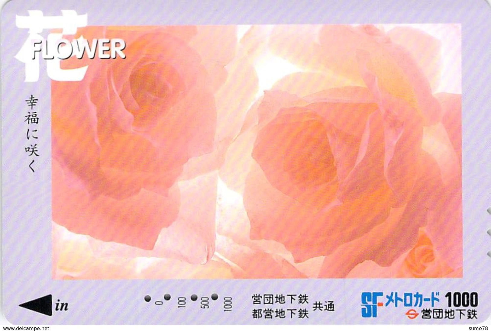 FLEUR - FLOWER - BOUQUET - PRESENTATION - Carte PrépayéeJapon - Fleurs