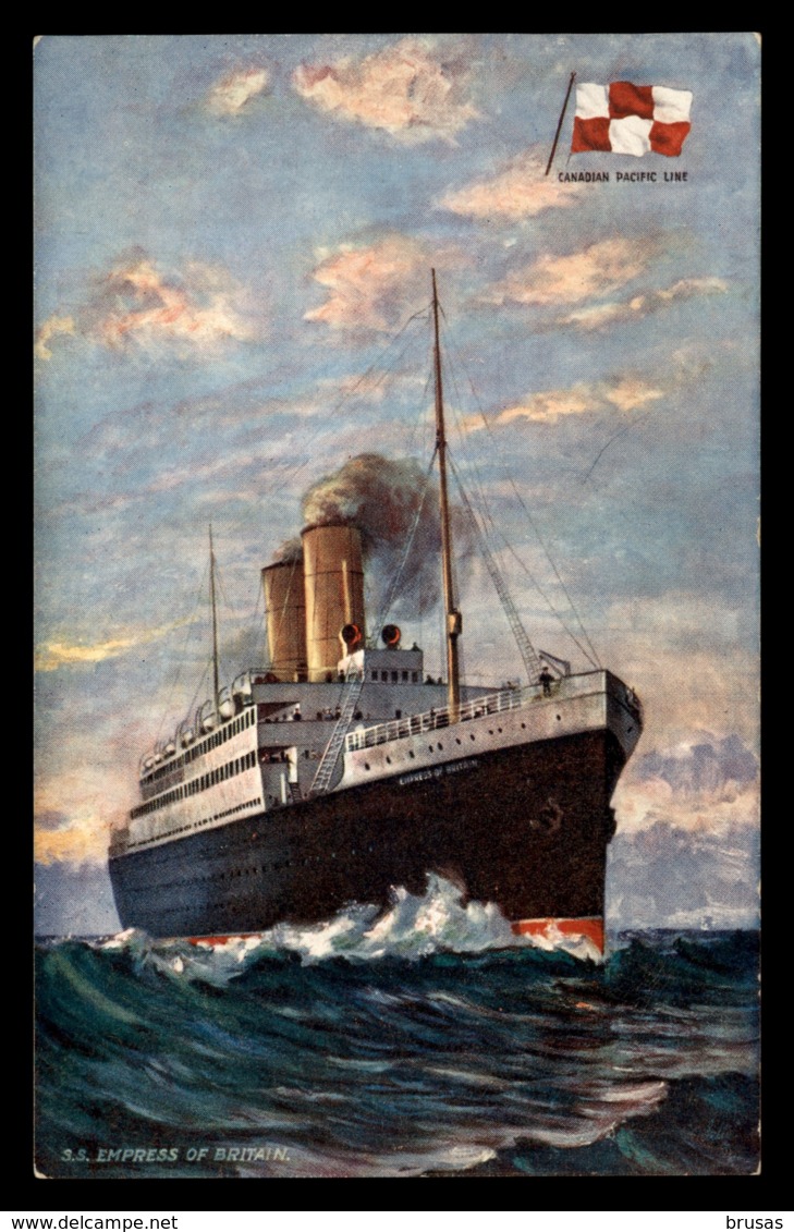 S.S. Empress Of Britain, Canadian Pacific Liner - Paquebots