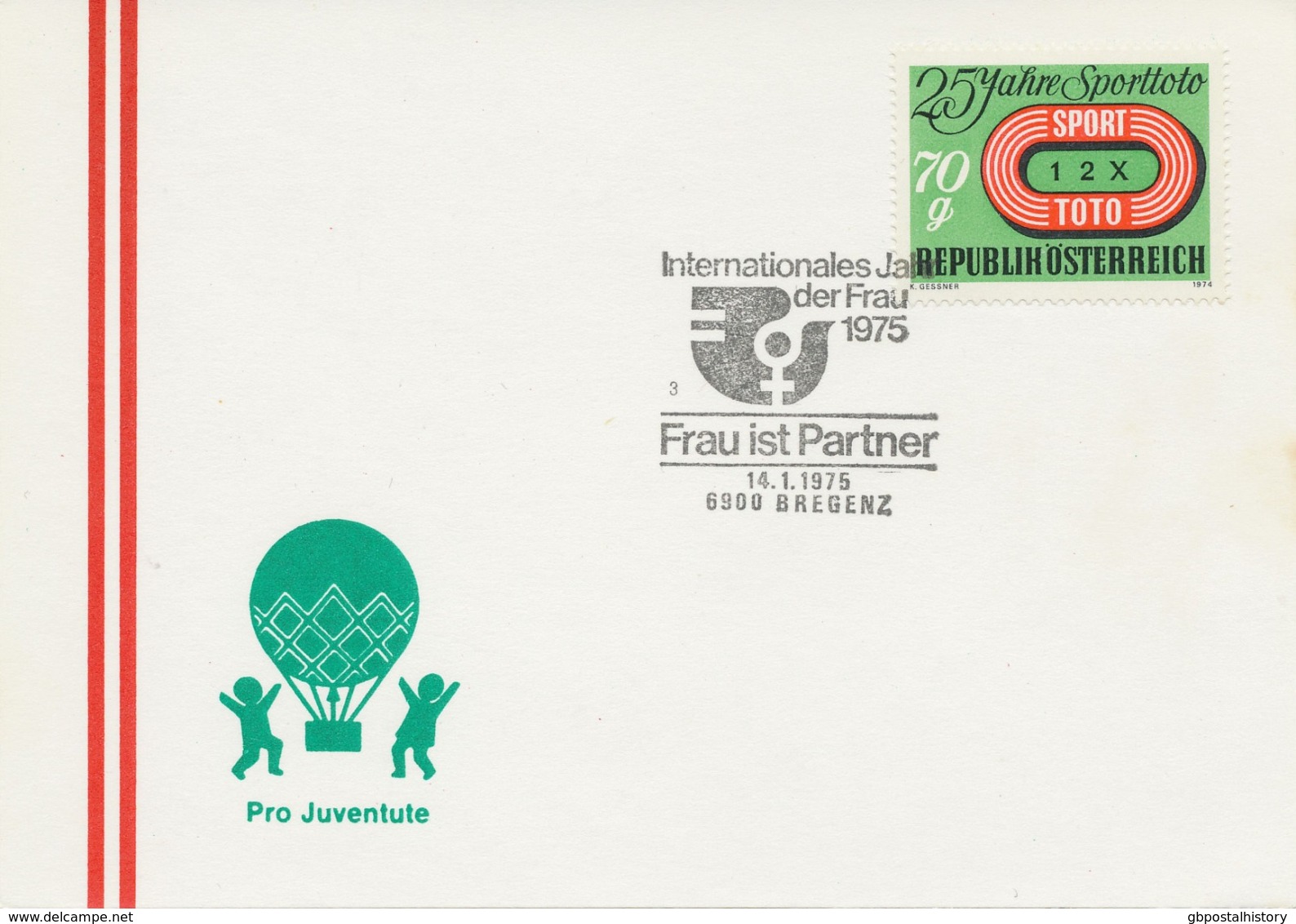 ÖSTERREICH 1975 4 Versch. SST INT. JAHR DER FRAU 1975 -FRAU IST PARTNER: 6900 BREGENZ, 7000 EISENSTADT, 8010 GRAZ, 9010 - Franking Machines (EMA)