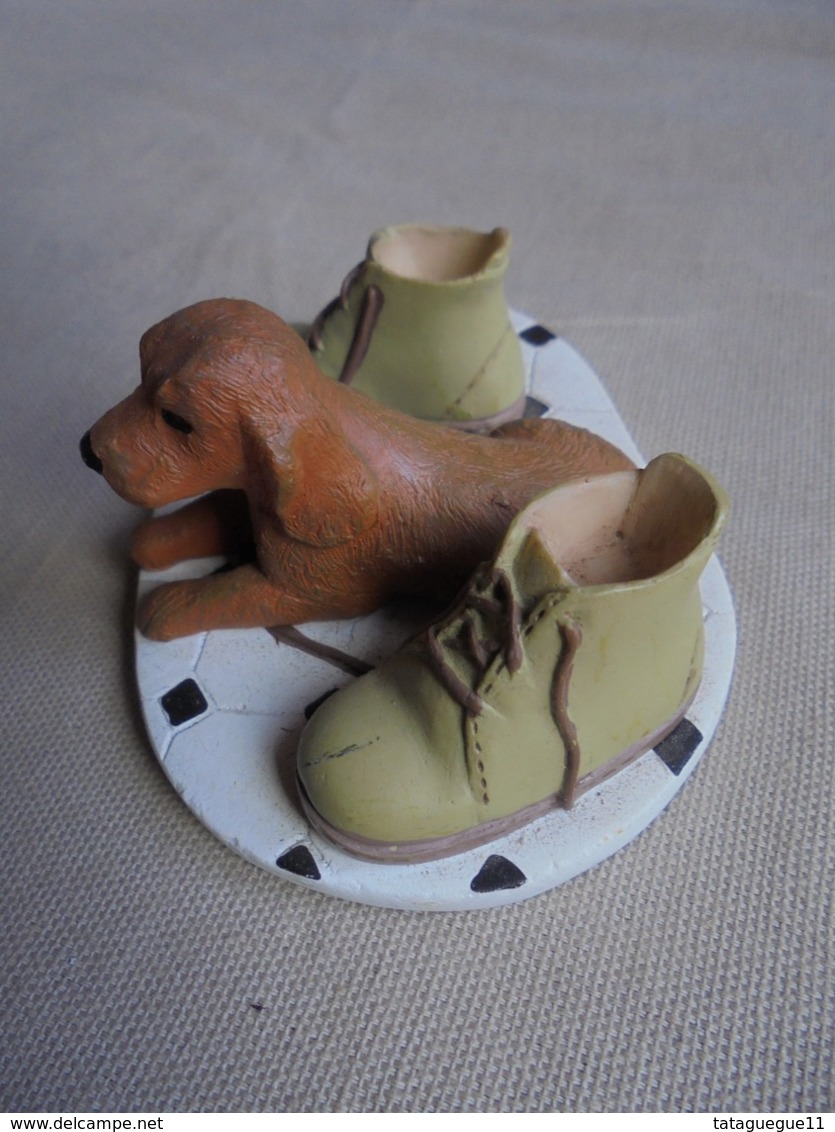 Statuette De Chien - Chiot épagneul - Tiere