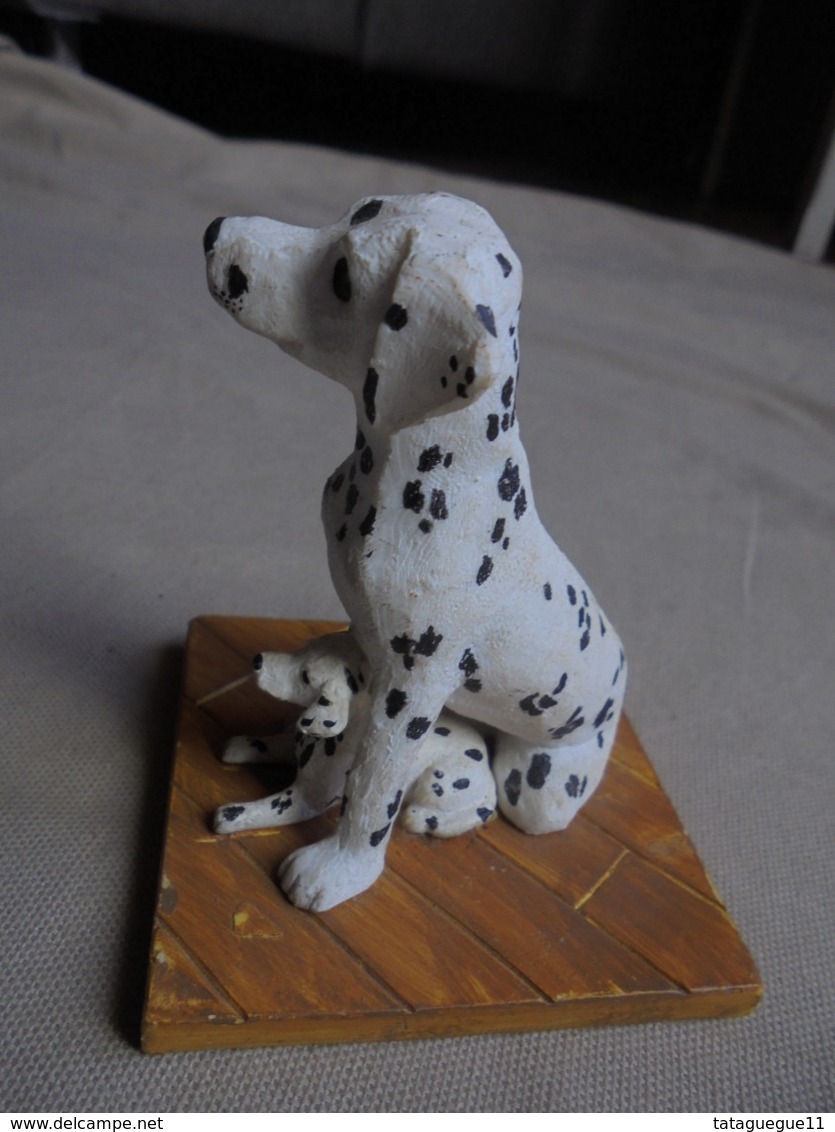 Statuette De Chien - Dalmatien Et Son Chiot - Animaux