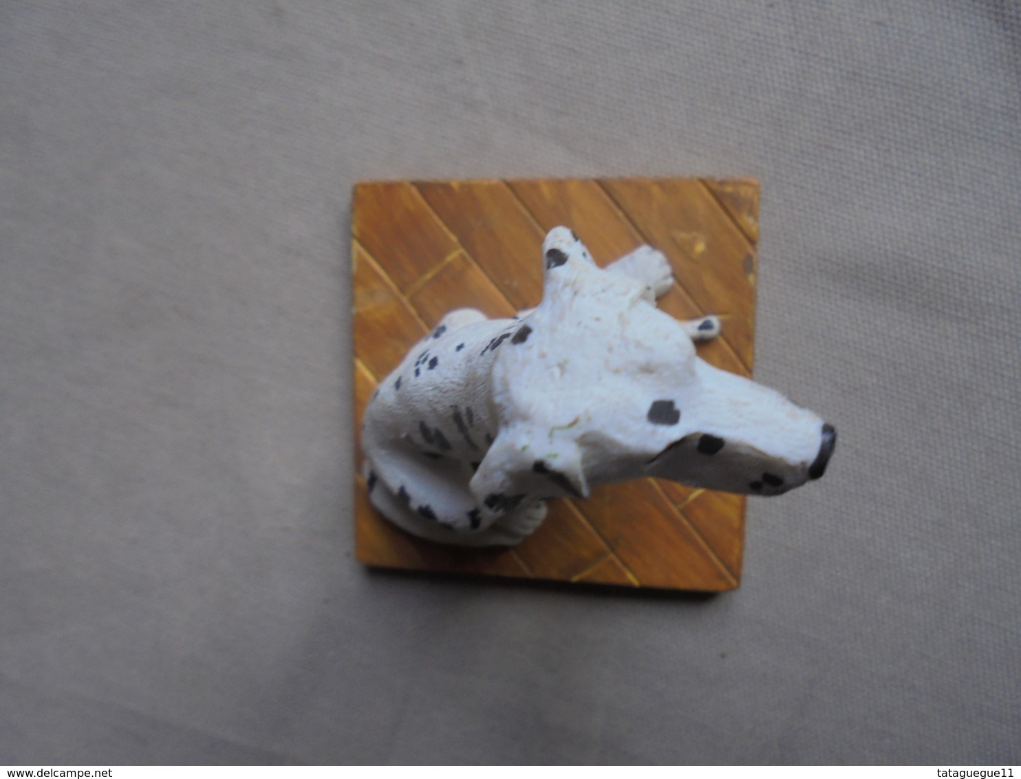 Statuette De Chien - Dalmatien Et Son Chiot - Animals