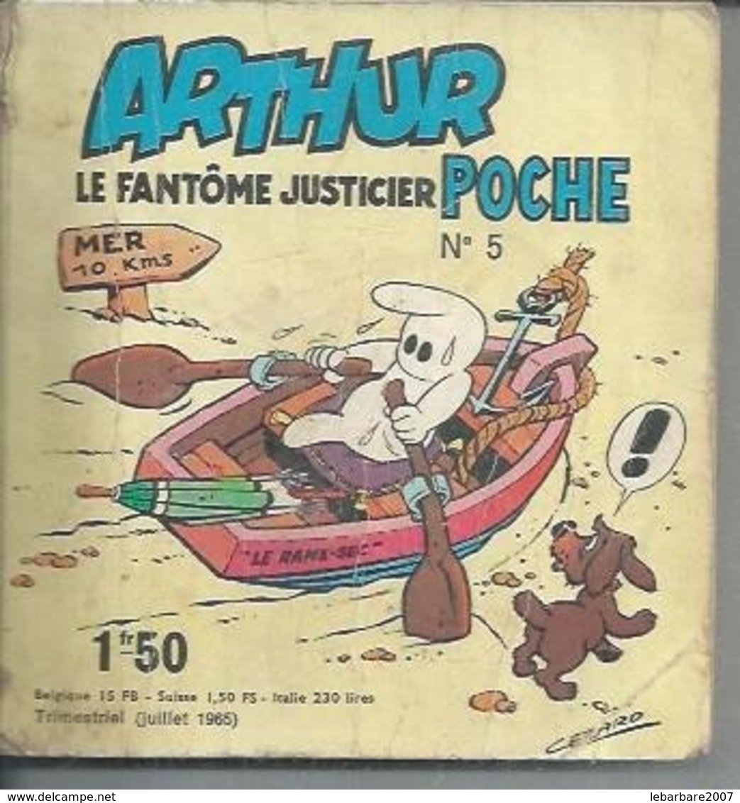 ARTHUR POCHE  N° 5  - VAILLANT 1965 ( CEZARD ) - Petit Format