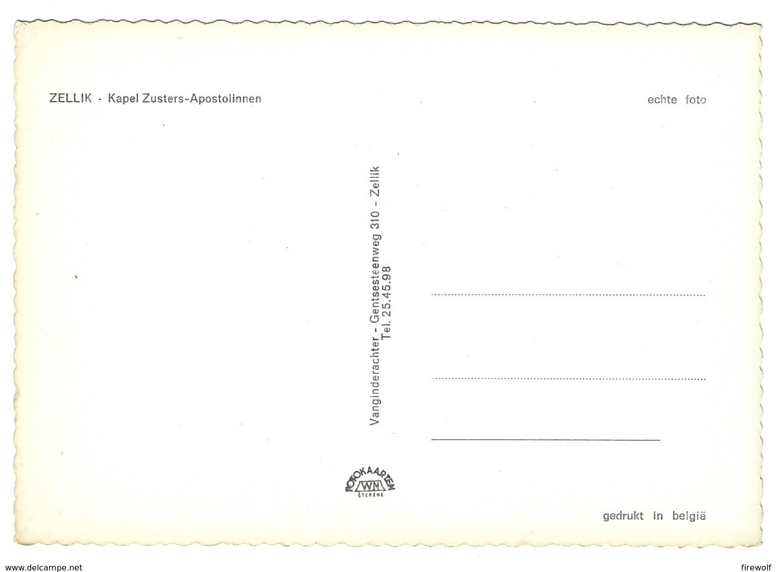 Z06 - Zellik - Kapel Zusters-Apostolinnen - Asse