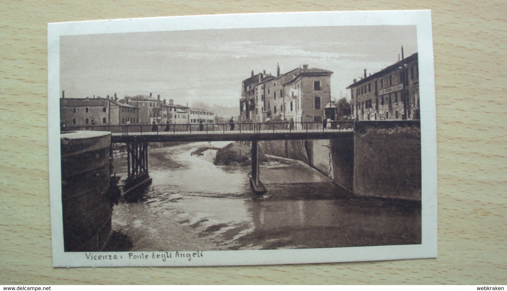 VENETO CARTOLINA DA VICENZA PONTE DEGLI ANGELI  FORMATO PICCOLO NON VIAGGIATA - Vicenza