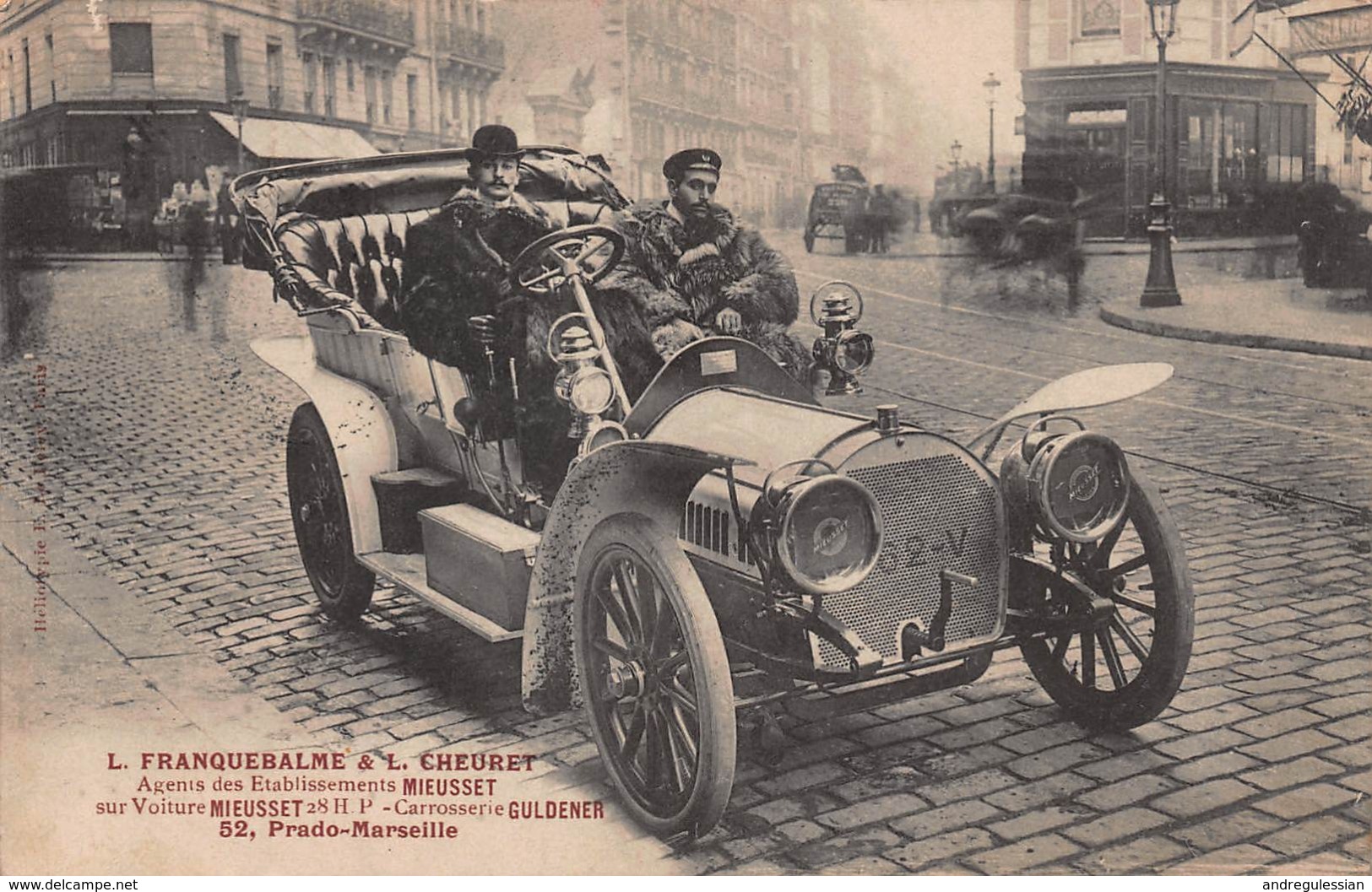 CPA L. FRANQUEBALME & L.CHEURET - Agents Des Etablissments MIEUSSET - Turismo