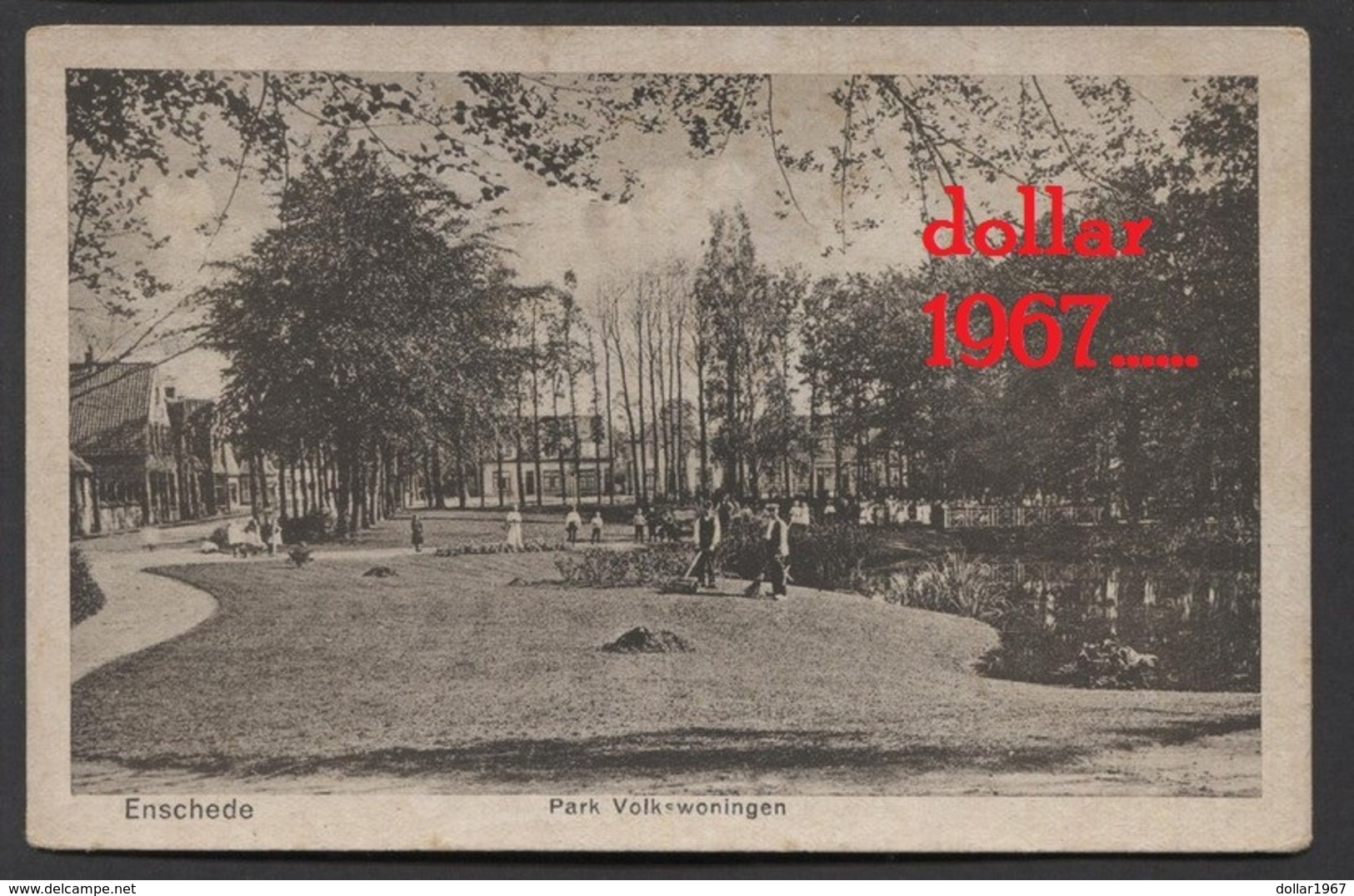 Enschede Park Volkswoningen - Pathmos Eendenparkje- NOT  Used - See The 2 Scans For Condition.(Originalscan ) - Enschede