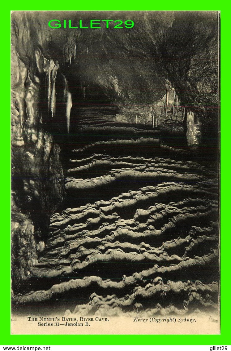 SYDNEY, AUSTRALIE - THE NYMPH'S BATHS, RIVER CAVE - SERIES 31, JENOLAN B. - KERRY - - Sydney