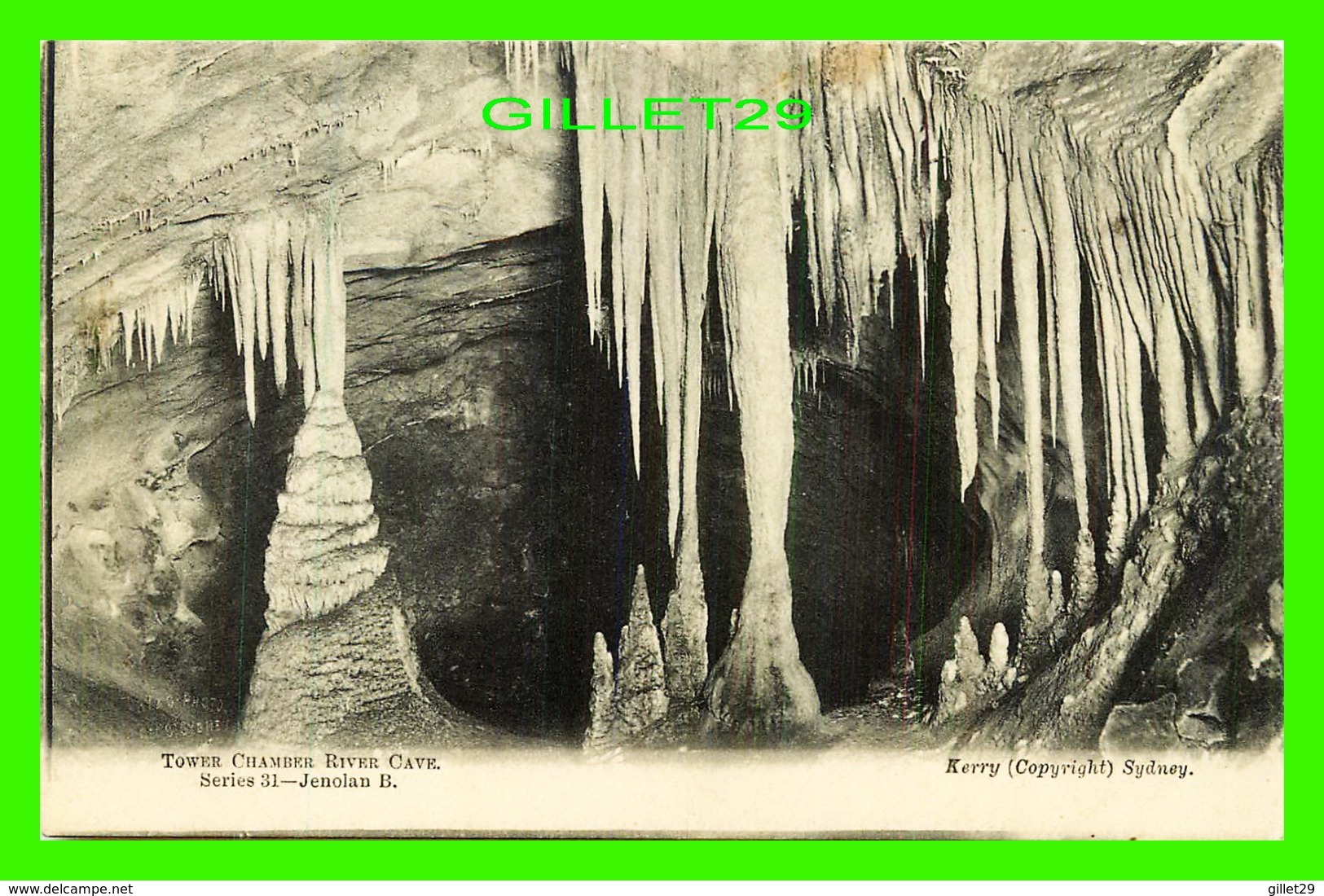 SYDNEY, AUSTRALIE - TOWER CHAMBER RIVER CAVE - SERIES 31, JENOLAN B. - KERRY - - Sydney