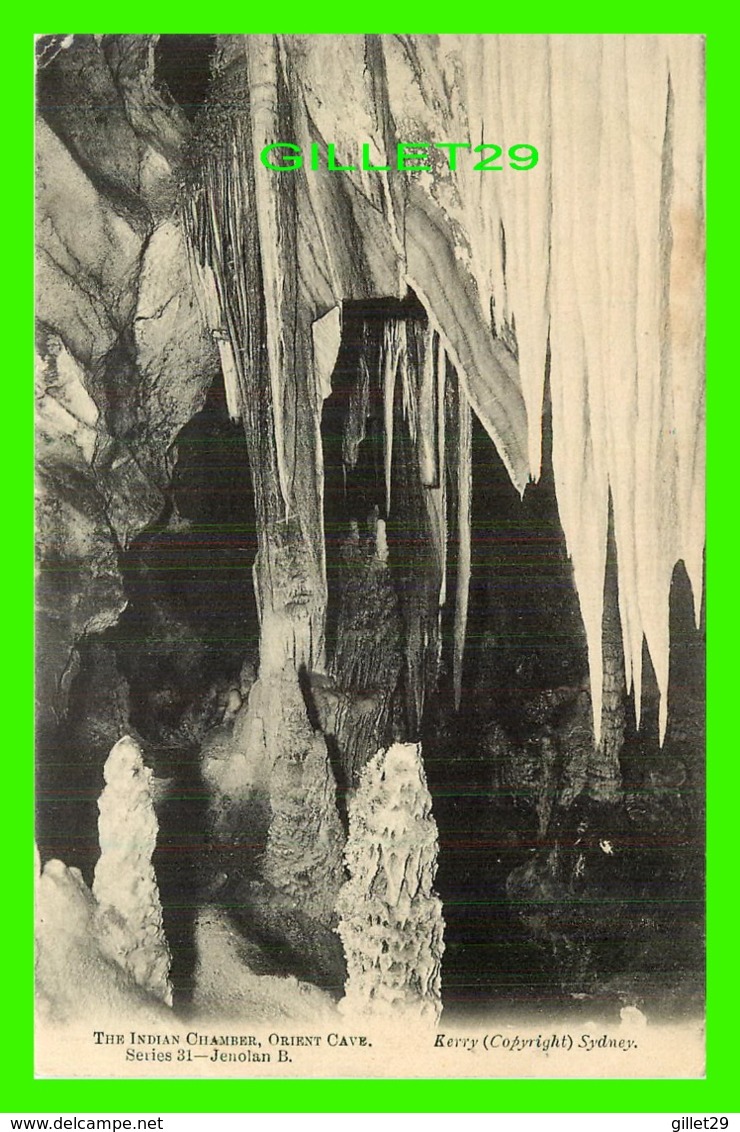 SYDNEY, AUSTRALIE - THE INDIAN CHAMBER, ORIENT CAVE - SERIES 31, JENOLAN B. - KERRY - - Sydney