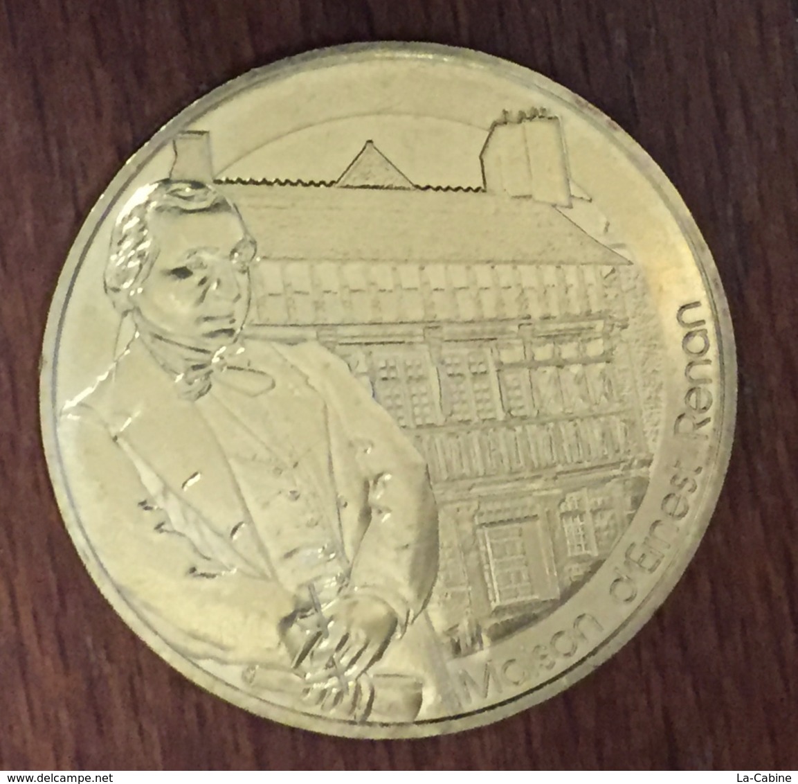 22 TRÉGUIER MAISON D'ERNEST RENAN  MÉDAILLE TOURISTIQUE MONNAIE DE PARIS 2019 JETON MEDALS COINS TOKENS - 2019