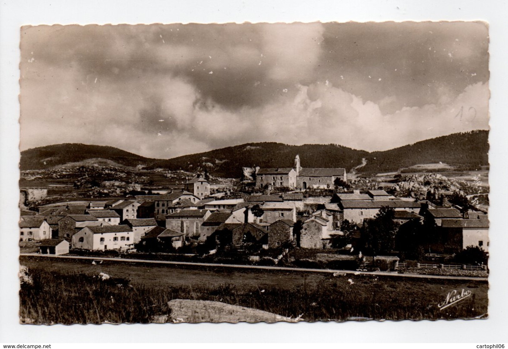 - CPSM LA LLAGONNE (66) - Vue Générale Du Village 1952 - Edition NARBO N° 1 - - Sonstige & Ohne Zuordnung