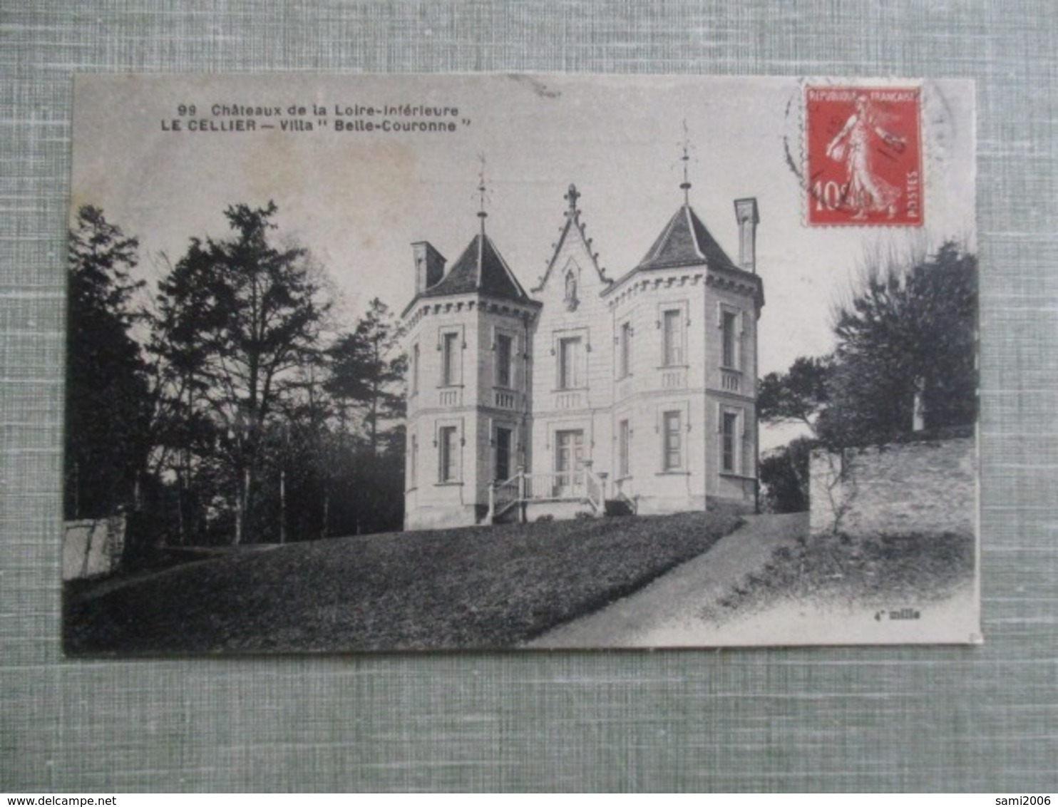 CPA 44 LE CELLIER VILLA "BELLE COURONNE" - Le Cellier