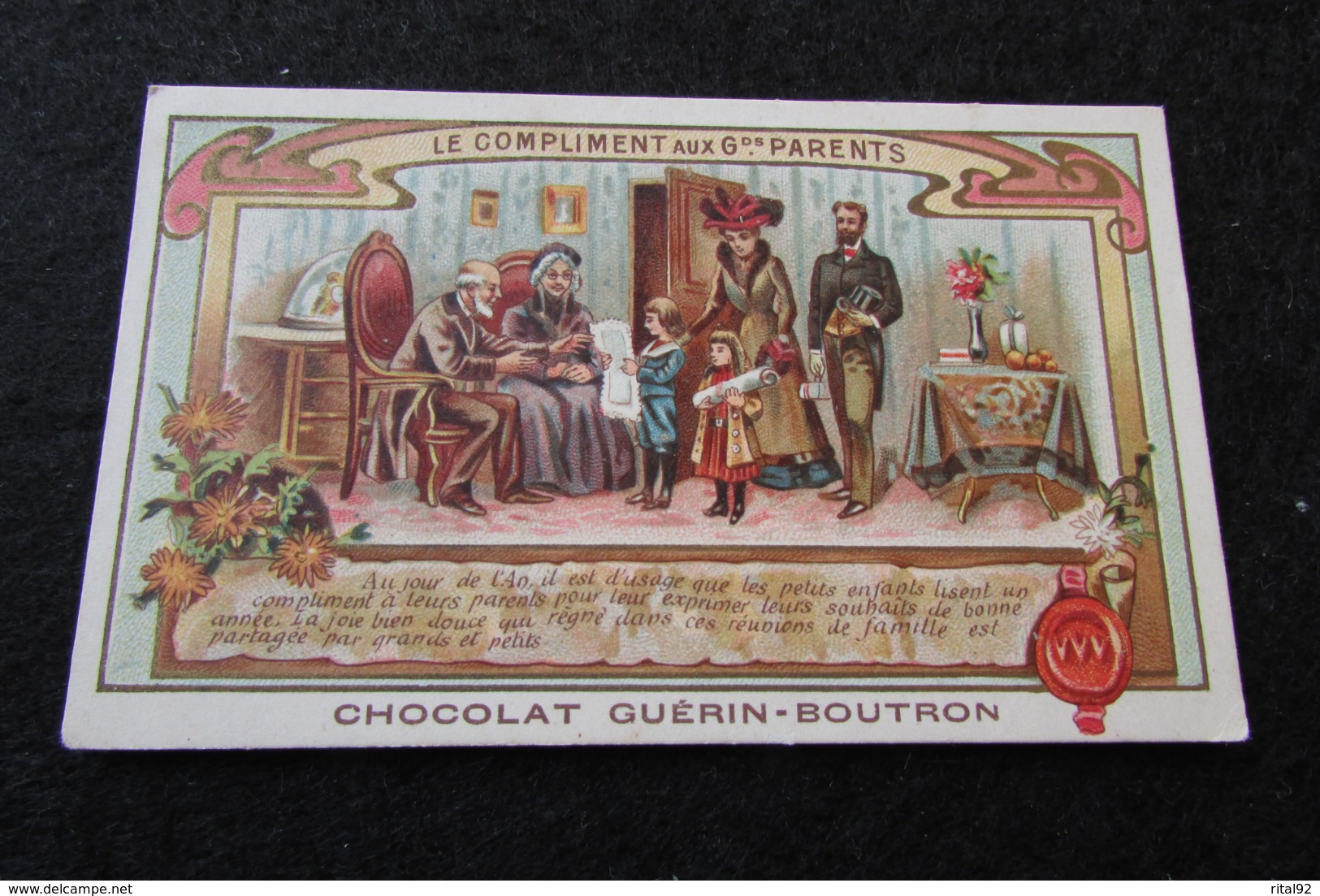 Chocolat GUERIN BOUTRON : Chromo Série "Traditions Et Coutumes" - Guérin-Boutron