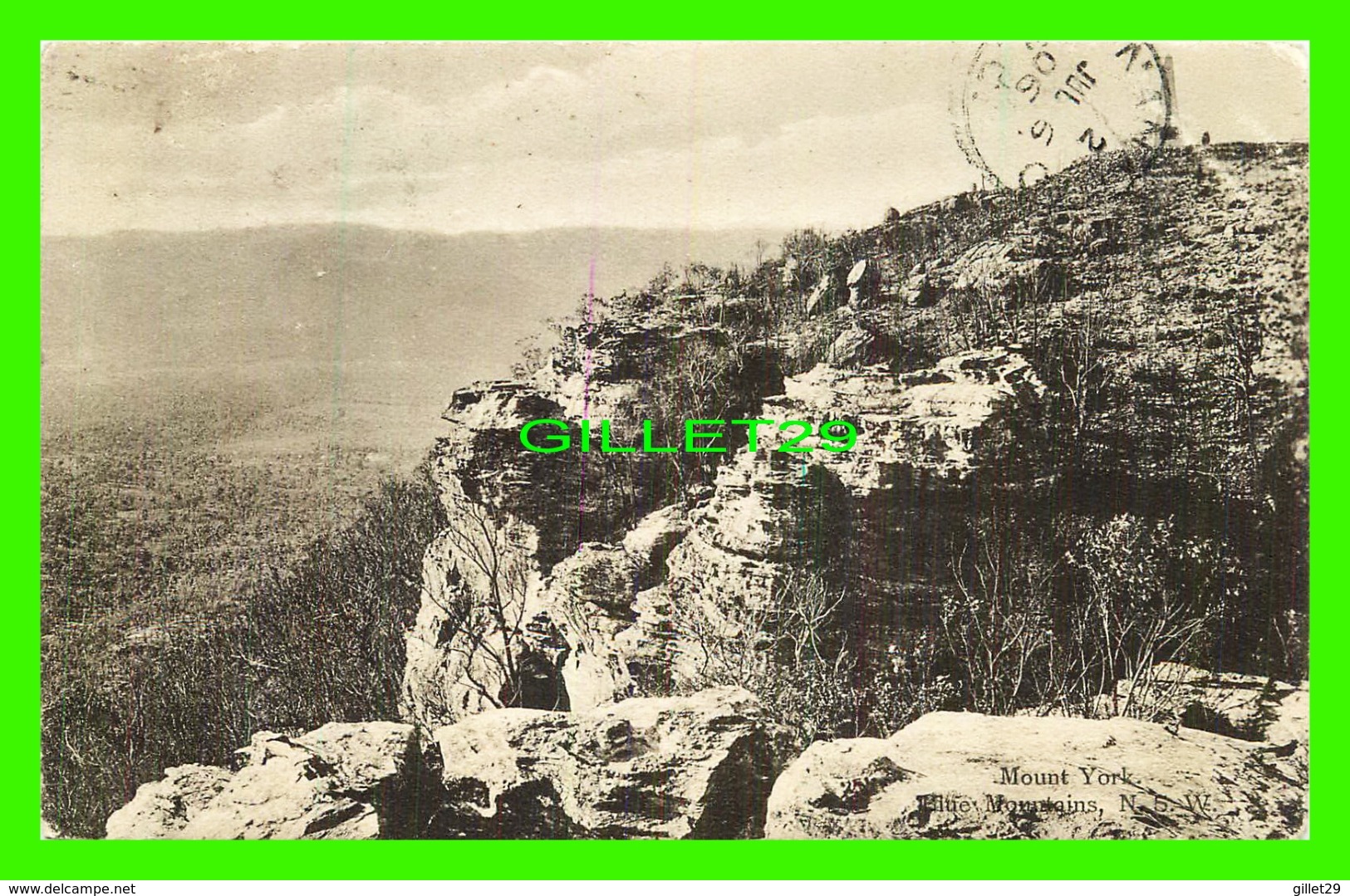 SYDNEY, AUSTRALIE - MOUNT YORK, BLUE MOUNTAINS, N.S.W. - TRAVEL IN 1906 - SWAIN & CO - - Sydney