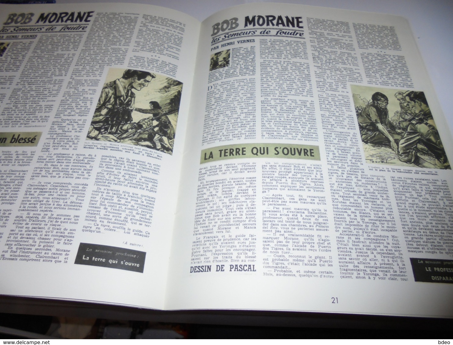 BOB MORANE/ LES SEMEURS DE FOUDRE/ BE - Bob Morane