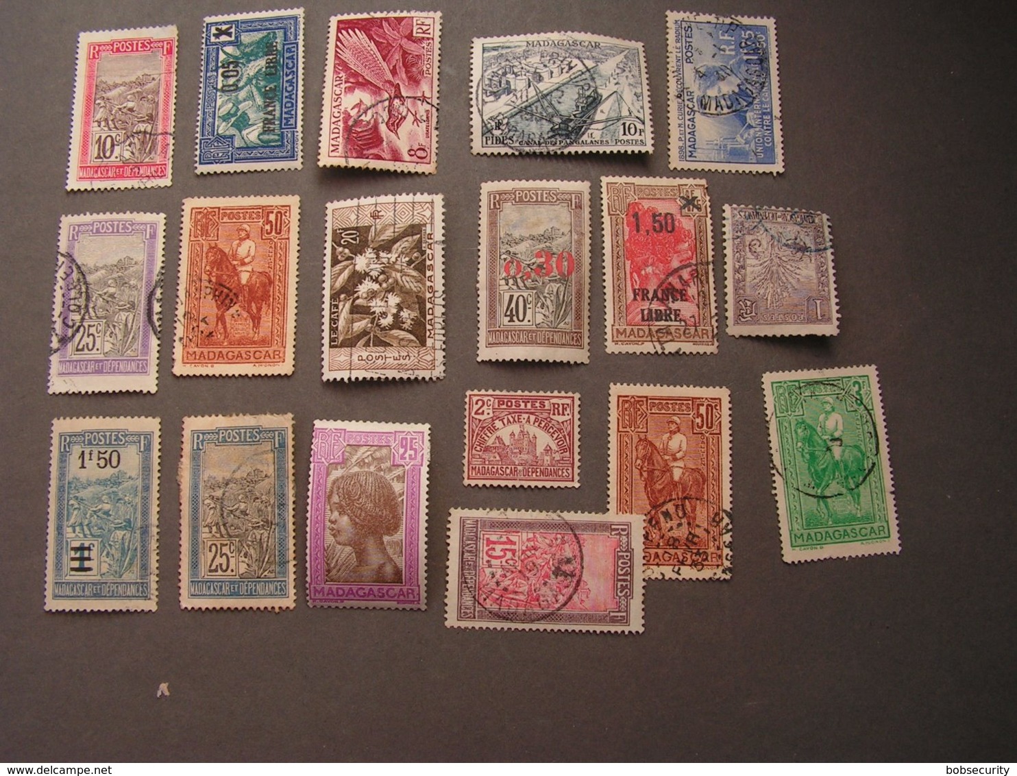 Old Stamps Very Old Afrika Madagaskar - Lots & Kiloware (max. 999 Stück)