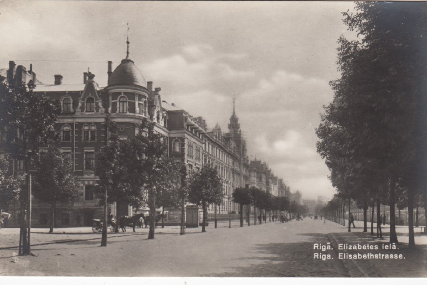 RP: RIGA , Latvia , 1929 ; Elizabethstrasse #3 - Lettonie