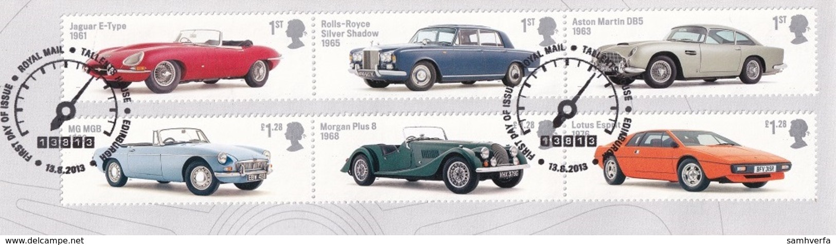 A- Great Britain 2013 - British Auto Legends - The Thoroughbreads  2 Strip - Usados