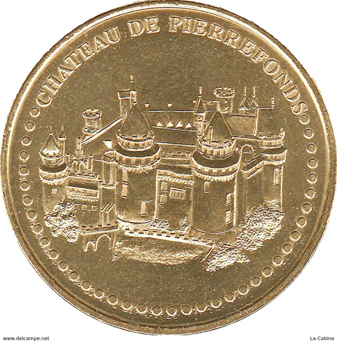 60 OISE PIERREFONDS LE CHÂTEAU N°2 MÉDAILLE TOURISTIQUE MONNAIE DE PARIS 2019 JETON TOKENS MEDALS COINS - 2019