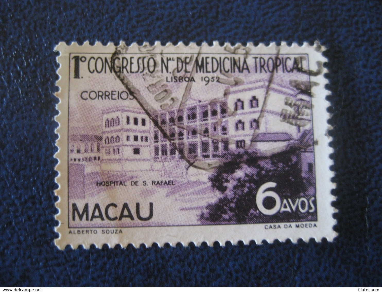 MACAU 1952 Medicina Tropical Yvert 356 (Cat Year 2008: 3,50 Eur) Macao Portugal China Area - Oblitérés