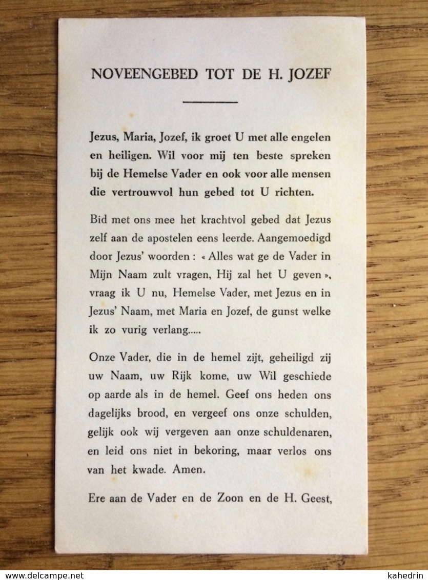 Noveengebed H. Jozef, Gent 1975 - Godsdienst & Esoterisme