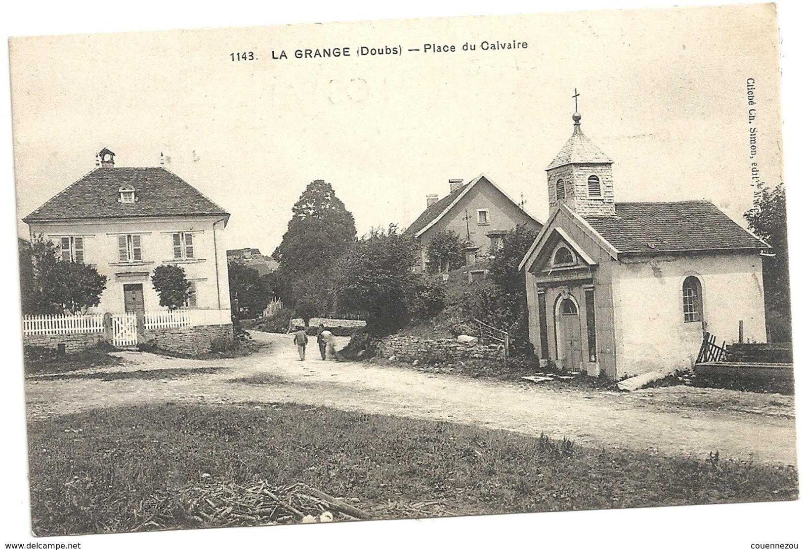 C 1739 LA GRANGE   PLACE DU CALVAIRE   Pres De Belleherbe Et Sancey - Autres & Non Classés