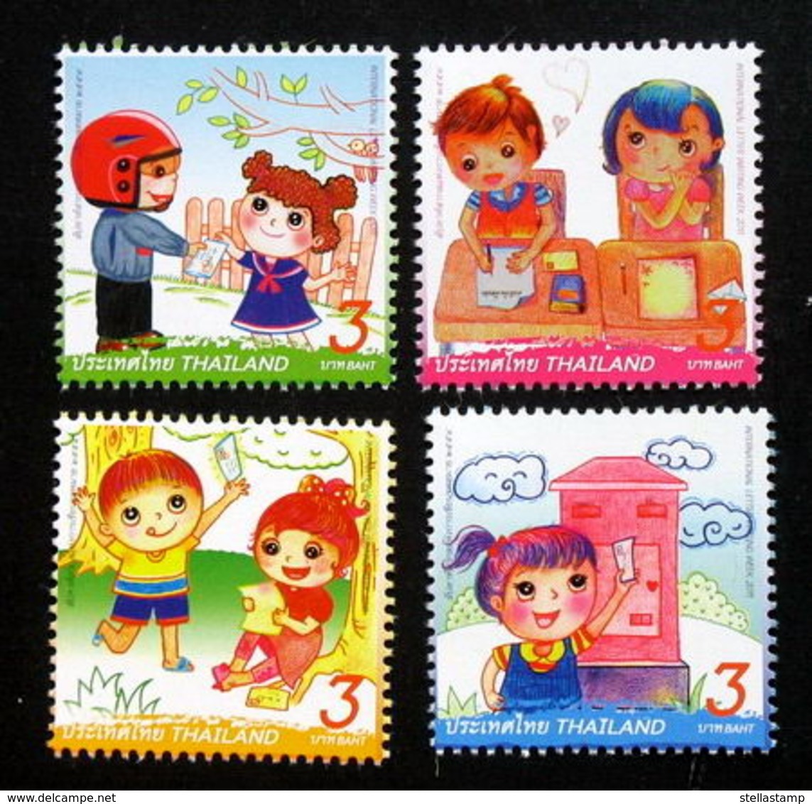 Thailand Stamp 2011 International Letter Writing Week - Thailand