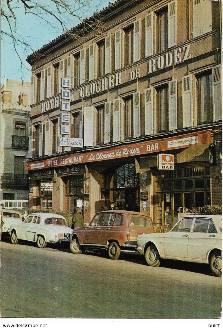 TOULOUSE - Hôtel Du Clocher De Rodez - Voiture : Renault 4L - Dauphine - - Toulouse